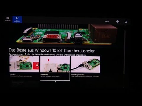 Raspberry Pi 3 mit Windows 10 IoT Core