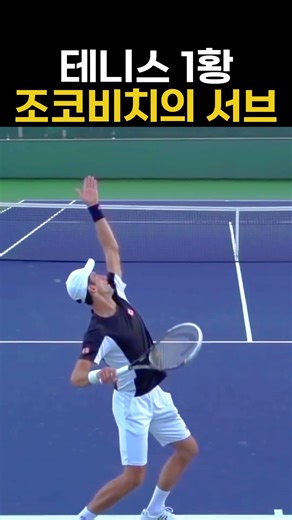 테니스 1황 조코비치의 서브 파묘하기 #테니스