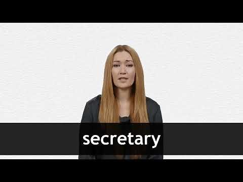 How to pronounce SECRETARY in American English