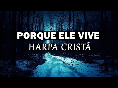 PORQUE ELE VIVE HARPA CRISTÃ LETRA FERNANDINHO AO VIVO LEGENDADO (Lyric Vídeo)