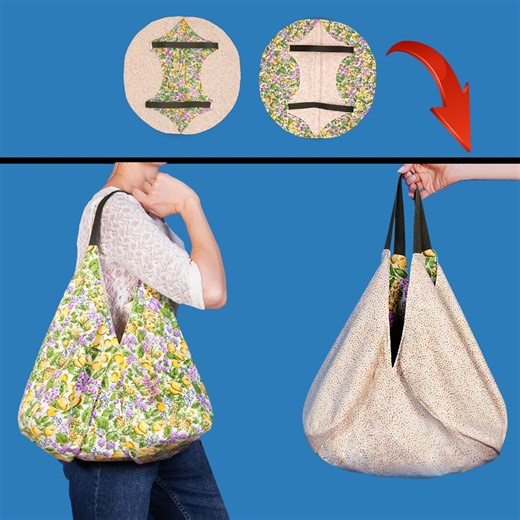 82K views · 895 reactions | How to sew a reversible tote bag quickly and simply! | Miarti - Wiederverwendung | Facebook