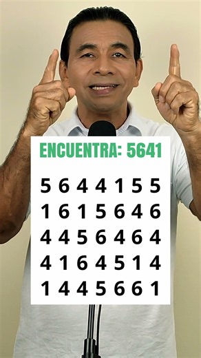 Only sharp minds can find 5641. Learn to pay attention to detail!