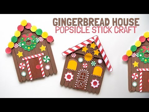 Gingerbread House Craft for Kids