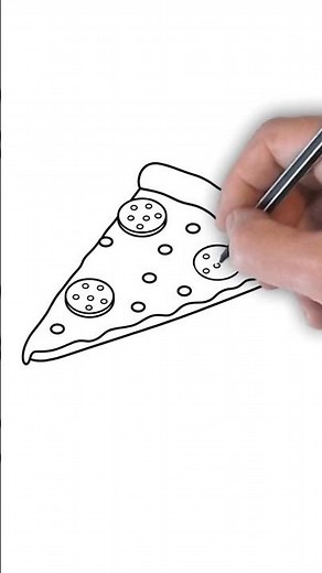 How to draw pizza #howtodraw #pizza #foodart #drawingtutorial #easyart #pizzalover #sketching #italy