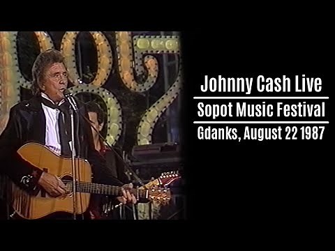 Johnny Cash Live at the Sopot Music Festival | Poland Gdansk, August 22 1987 | Remastered
