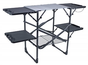 GCI Outdoor Slim-Fold Cook Station Portable Camping Table