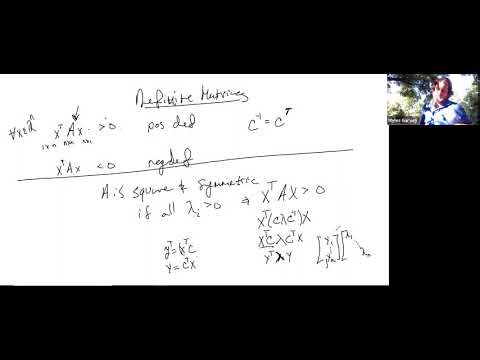Lecture 7 Eigenvalues and Eigenvectors Definite Matrices