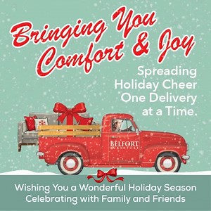 Happy Holidays from Belfort! We will be closed today, but back open tomorrow for you to find all your furniture needs. | Belfort Furniture