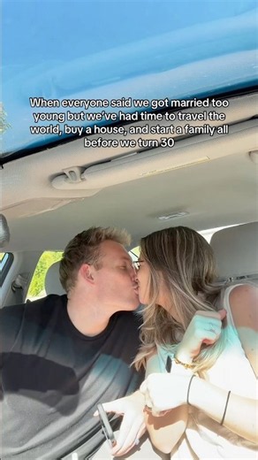 get married YOUNG.. its worth it ! ✈️🏠🍼 #pregnancy #homeowner #marriage #couplegoals