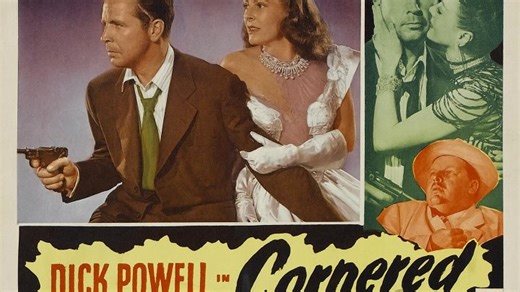Cornered (1945) Dick Powell, Walter Slezak, Micheline Cheirel
