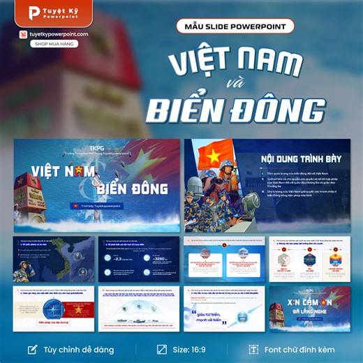 Slide Việt Nam và Biển Đông - Tuyệt Kỹ Powerpoint