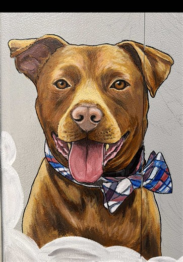 Tatum Talks: The Rescue Dog Honored on the Wall of Legends