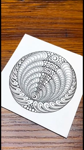 21K views · 196 reactions | Calm Your Mind With Zentangle Pattern | Drawing Tutorial For Beginners #zentangle #doodle #art #zenart #mindfulart #trending #easyart | Easy Art | Facebook