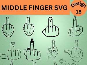 Middle Finger Skeleton SVG Bundle: Cricut Cut File (digital Download) - Etsy