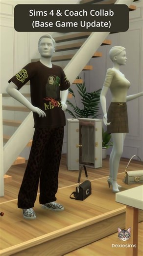 The Sims 4 and Coach Collab | Base Game Update | No CC #sims4