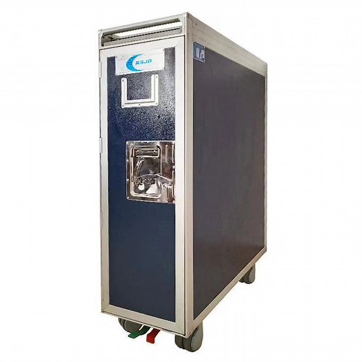 [Hot Item] Full Size Atlas Aluminum Aircraft Meal Airline Catering Cart Trolley
