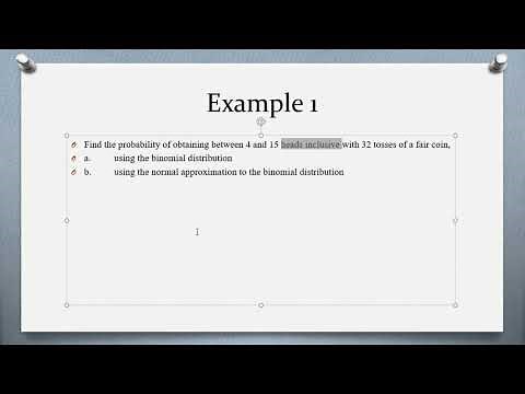 Normal Approximation to Binomial or Poisson Distribution