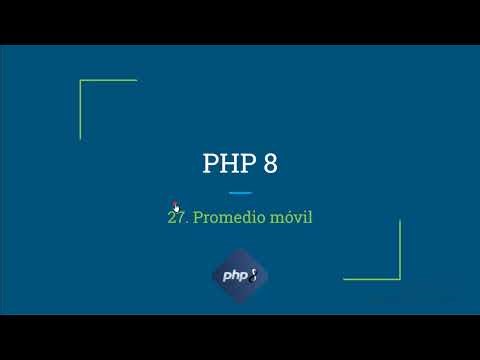 Promedio móvil con PHP
