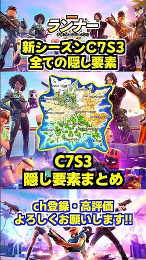 Summary of all hidden item information for the new season C7S3!! ✨【Fortnite】#fortnite #Fortnite #...