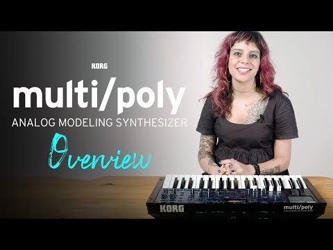 Introducing the KORG multi/poly Synthesizer