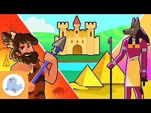 HISTORY for Kids! 🏰 Prehistory, Middle Ages, and Ancient Egypt 🏺14 Min. Compilation 🔥