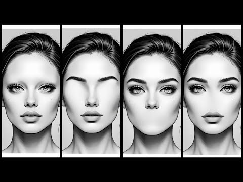 Anyone Can Draw Faces – Eyebrows, Eyes, Nose & Lips