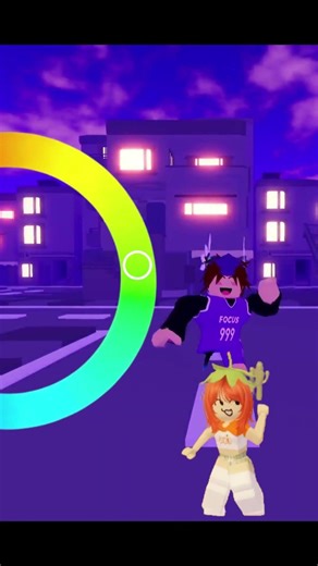 Dancing With Some of My Favorite Roblox YouTubers 🎨💃 | Color Wheel Trend #Shorts