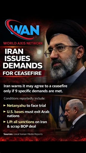 #BreakingNews The demands are as follows: 1. Hand over Benjamin Netanyahu to justice.