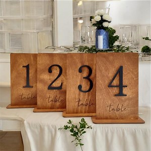 Boho Rustic Wedding Table Numbers – Handmade Wooden Reception Decor–elegant Rustic Wedding Table Decor–personalized Wooden Numbers Reception - Etsy