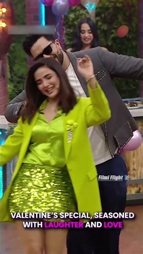 Jasmin Bhasin ❤️ Aly Goni | Jhaanjer Romantic Dance ✨ At Laughter Chefs 🔥 #alygoni #jasminbhasin
