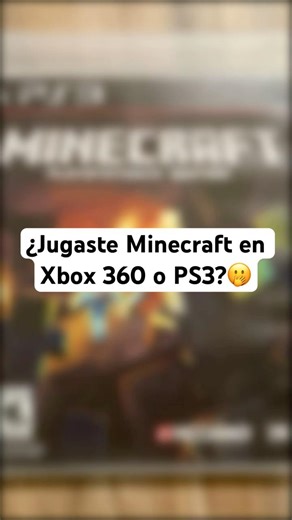¿Jugaste Minecraft en Xbox 360 o PS3?🫢