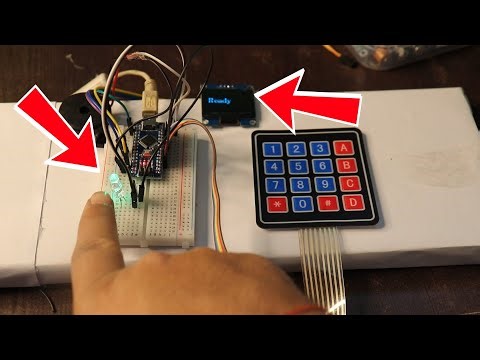Password Protected LED with OLED Display using Arduino