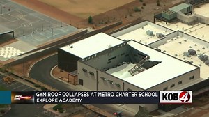 Gym roof collapses at charter school, sparking safety concerns