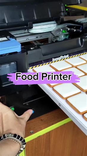 Ultra-Detailed Food Printer for Cakes and Cookies