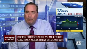 Boeing has agreed to pay over $2.5B on its deferred prosecution agreement