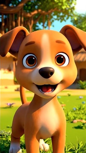 3D Dog #shorts #cartoon #aishorts