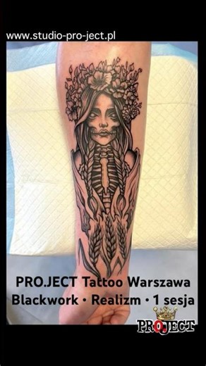 Tatuaże PRO.JECT Tattoo • Blackwork • Realizm • Geometria • Warszawa Targówek