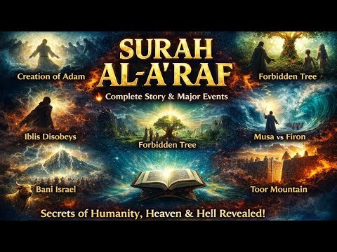 Surah Al-A’raf Urdu Translation and Urdu Tafseer | Quran Recitation | Muslim and Quran | Ahlulbait