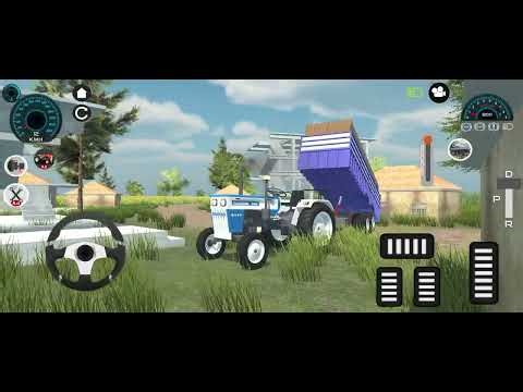 Swaraj Tractor Off Roading Game Video😀Tractor Farming Driving Games🚜Indian Tractor Game