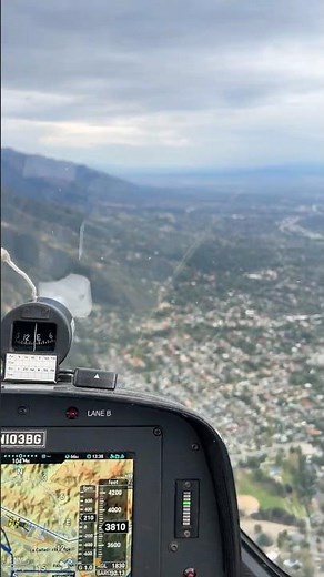 Kallithea gyro over La Canada Flintridge on a cloudy afternoon. It was still a fantastic flight...