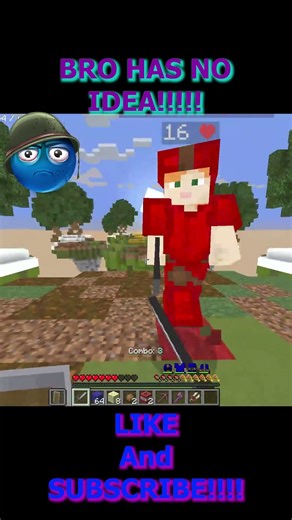 BRO HAS NO IDEA!!🤡#shorts #minecraft #minecraftshorts | TE CONOCÍ (Ultra Slowed)