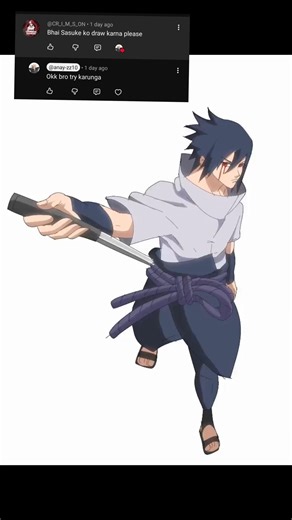 How to Draw Sasuke Uchiha 😱 | Easy Step-by-Step Anime Drawing