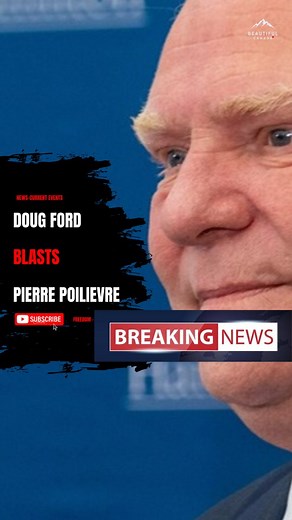 13K views · 244 reactions | #BREAKING - Premier Doug Ford blasts Conservative leader Pierre Poilievre when asked why Ford didn't show more support during the Federal election campaign. Ford shot back, saying the Federal Conservative leader didn't help him in the recent Ontario Provincial election. Ford also sidestepped the question on why there is so much bad blood between Federal and Ontario Provincial Conservative parties. #freedom #canada #godkeepourland | Adam Votary | Facebook