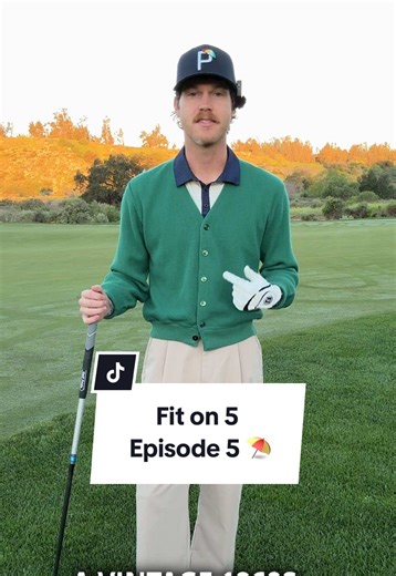 Fit on 5 Ep. 5 - Arnie Edition ⛱️ Since it’s the week of the Arnold Palmer Invitational, I obviously had to put a little Palmer spin on the fit. One of the best ways to do that was with this incredible 1960s green Arnold Palmer branded cardigan. It even has the umbrella logo on the buttons! Unfortunately, we couldn’t pull off a better score for the king. The fit needed to be better 😔 Outfit details: Shoes - @FootJoy Wilcox Pleated trousers - @Pull&Bear Cardigan - Vintage Arnold Palmer Polo - @N