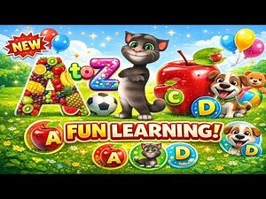 A for Apple 🍎 | ABC Song for Kids | Fun Alphabet Learning Video for Toddlers | Phonics Song