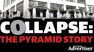 Pyramid collapse: Building society crumbles