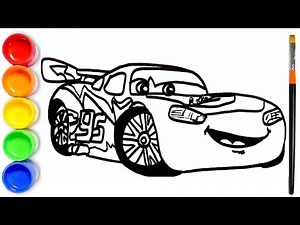 How to draw Lightning McQueen | Step By Step | Cars 3 | McQueen