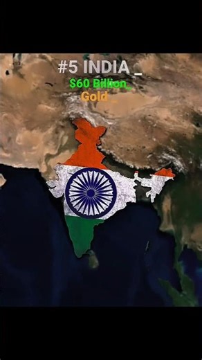 TOP 5 GOLD IMPORTING COUNTERS 📈🪙#mapanimation #shorts