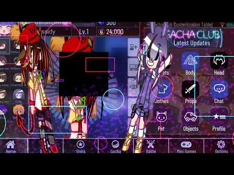 First tutorial on how to get my Fnaf gacha club characters 