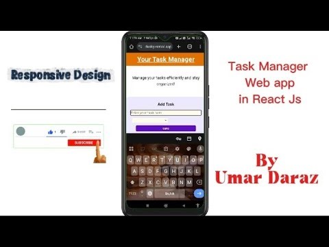 React JS Task Manager | CRUD App Code & Preview" | Deployed on Vercel